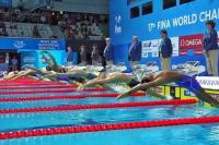 Siman Cetak Sejarah Masuk 16 Besar Kejuaraan Dunia FINA