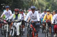 Menpora Meriahkan Gowes Pesona Nusantara Edisi Jakarta