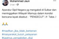 Kadis PMD Sulawesi Barat Sebut ASN Pengecut