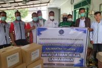 Peduli Banjir, BLK Samarinda Distribusikan Bantuan Kemanusiaan