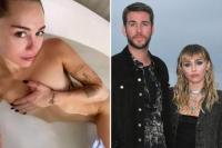 Ingat Mantan, Miley Cyrus Bagi Foto Selfie dari Bak Mandi