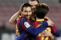 Cetak Dua Gol, Messi Pepet Suarez di Tangga Topskor LaLiga