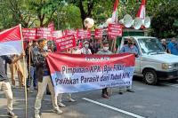 ICW Mengaku Tak Heran Soal Munculnya Demonstran Dukung TWK KPK