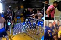 Dirugikan VAR, Pemain Boca Juniors Adu Jotos dengan Polisi