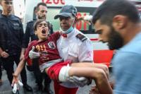 Peringati Peristiwa Pembakaran Masjid Al Aqsa, Anak-Anak Gaza Ditembaki Zionis