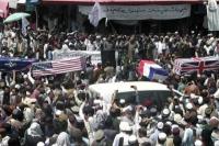 Ngeri! Taliban Arak Peti Mati Berbendera AS dan NATO