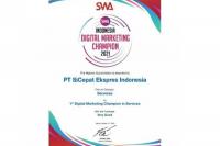 Lakukan Banyak Inovasi, SiCepat Sabet Digital Marketing Champion in Sirvice 2021