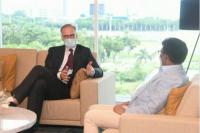 Terima Dubes Denmark, Menkominfo Diskusikan Teknologi Kebencanaan dan Kesehatan