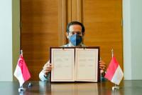 Nadiem dan Mendikbud Singapura Teken Kerja Sama Pendidikan