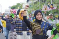 Seniman Muda Jogja Gelar Flash Mob Ekspresi Dukung Cak Imin Capres 2024