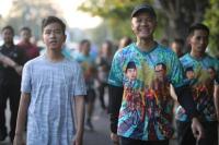 Lari bareng Gibran, Kaos Ganjar Bikin Salfok, Keren Banget