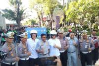 Jasa Raharja dan Korlantas Polri Kampanyekan Keselamatan Lalin kepada Turis Asing