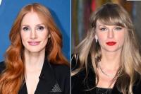 Hibur Jessica Chastain yang Patah Hati, Taylor Swift Kirim Playlist Lagu Balada