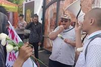 Datangi KPU, Jaringan Rakyat Kota Jakarta Tolak Pemilu Curang