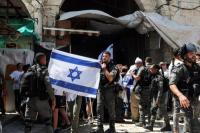 Ribuan Polisi Israel Dikerahkan di Yerusalem Menjelang Pawai Hari Bendera