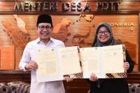 Implementasi SDGs Desa ke-5: Kemendes PDTT dan PP Fatayat NU Tandatangani MoU