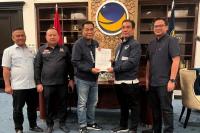 Dapat B1KWK Dari NasDem untuk Pilkada Muba, Toha: Alhamdulillah