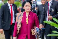 Upacara di IKN, Puan Kenakan Kebaya Kartini Merah Simbol Emansipasi Wanita