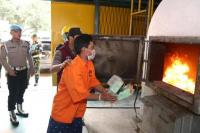 Perangi Narkoba, Bareskrim Polri Musnahkan 120 Kg Sabu