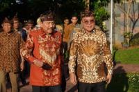 Kunjungi Kraton Majapahit Jakarta, Dasco Disambut Hendropriyono dan Kemeriahan Genderang Sangkakala