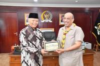 Bertemu HNW, Sekjen Persatuan Pramuka Muslim Dunia Dukung Jambore Muslim se Dunia