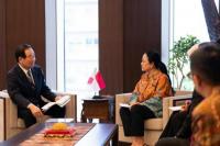 Bertemu Ketua DPR Jepang di Tokyo, Puan Dorong Dukungan Transisi Energi Hijau