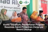 Kuota Terpenuhi, Pendaftaran Program Beasiswa Santri Pesantren Denanyar Resmi Ditutup