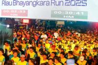 Riau Bhayangkara Run 2025 Sukses, Kapolri Lepas 13.079 Pelari