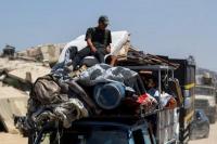 Israel Rencanakan Serangan Darat Terbesarm Warga Palestina Tinggalkan Gaza