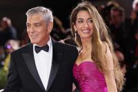 George Clooney Bangga Gandeng Istrinya Amal Clooney di Festival Film Venesia