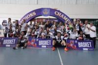 Tim Basket Kemenimipas Juara di PORNAS XVII KORPRI Palembang