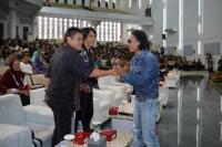 Once dan Kaka Slank Hadiri Festival Kebangsaan Gema Kampus di Medan