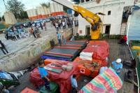 Bencana Banjir, KN Antares Kirim 80 Ton Bantuan Logistik ke Aceh