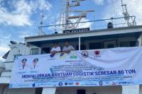 Bawa Bantuan, KN Antares Tiba di Lhokseumawe