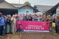 Sosialisasi Empat Pilar, Adian Ajak Warga Berani Sampaikan Aspirasi