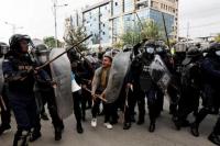 Ratusan Demonstran Tuntut Pembebasan Mantan PM Nepal